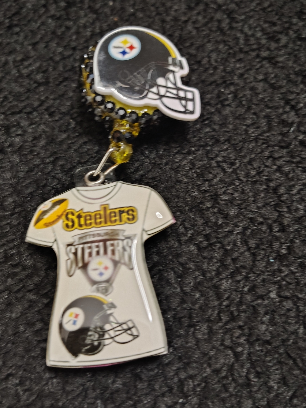 Pittsburgh Steelers NFL Football Premium Retractable Work ID Badge Holder